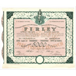 Lubelska Fabryka Portland-Cementu Firley - Em.2-3 - 100 x 50 złotych 1928