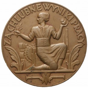 Medal za chlubne wyniki pracy - autor nieznany 1926 rok