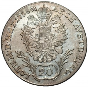 AUSTRIA - 20 krajcarów 1795 (G) Baia Mare