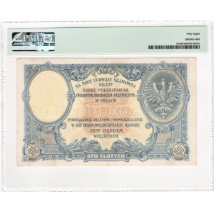 100 złotych 1919 - PMG 58 - atrakcyjny