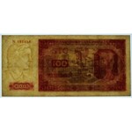 100 złotych 1948 - rzadsza jednoliterowa seria N - PMG 30