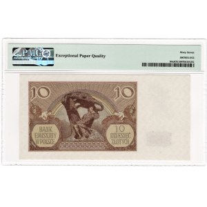 10 złotych 1940 - seria L. - WWII London Counterfeit - PMG 67 EPQ