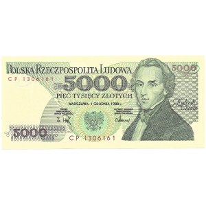 PRL - 5000 złotych 1988- seria CP