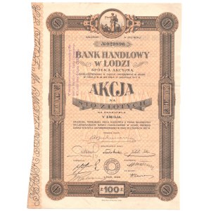 Bank Handlowy w Łodzi - V Emisja - 100 złotych 1929