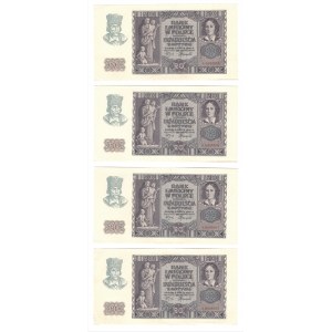 20 złotych 1940 - seria A - 4 numery po kolei