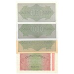 NIEMCY - zestaw 9 sztuk banknotów