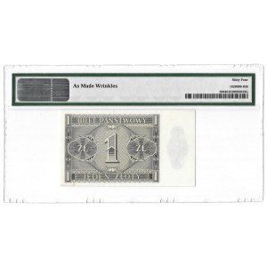 1 złoty 1938 - Chrobry - seria IG - PMG 64
