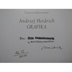 Zbigniew Nestorowicz - Andrzej Heidrich - GRAFIKA - egzemplarz z podziękowaniem oraz autografem
