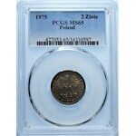 PRL - 2 złote 1975 - PCGS MS65