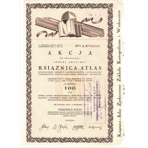 Spółka Akcyjna - KSIĄŻNICA - ATLAS - 100 złotych 1930 - Em.1