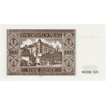 Rekonstrukcja - 1000 złotych 1941 (2004) Krakowiak - nr 535 + certyfikat Czesława Miłczaka