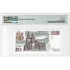 20 złotych 2015 - 600. rocznica urodzin Jana Długosza - PMG 67 EPQ