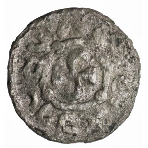 Bolesław III Krzywousty (1107-1138) - Denar bez daty Wrocław 1097-1107 - monogram SI