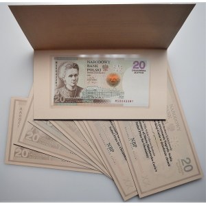 20 złotych 2011 - Maria Skłodowska Curie - 8 sztuk