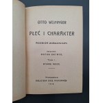 Otto Weininger, *Sex and Character: A Fundamental Analysis*, Volumes I–II, 1926