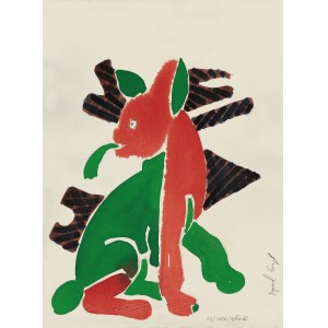 Ryszard Grzyb (ur. 1956 Sosnowiec), Kot plamiasty, z cyklu Yellonki, 2006