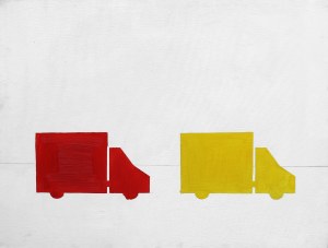Tomasz Kręcicki (ur. 1990 Żary), Red lorry yellow lorry, 2014