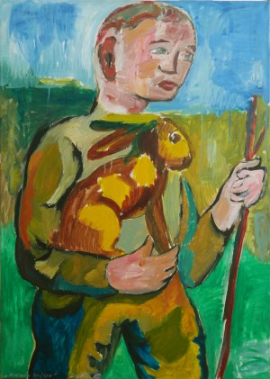 Zdzisław Nitka (ur. 1962 Oborniki Śląskie), Niesienie zająca, 2000