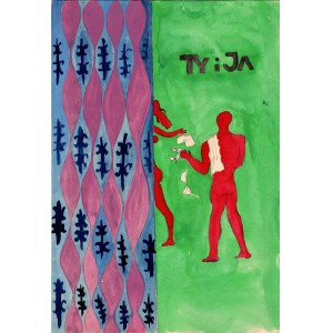 Jerzy Ryszard Jurry Zieliński (1943 Kazimierzów - 1980 Varsavia), disegno di copertina per la rivista Ty i Ja, primi anni '70