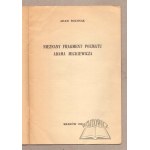 BOCHNAK Adam, fragment inconnu d'un poème d'Adam Mickiewicz.