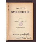 CHOŁONIEWSKA Kamilla, Polskie wypisy historyczne.