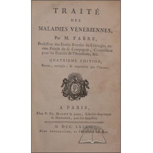 (MEDICINE). FABRE Pierre, Traite des maladies veneriennes.