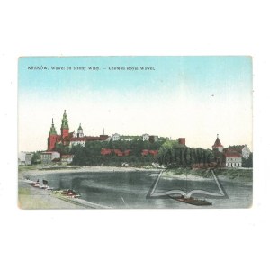 KRAKOW. Il castello di Wawel dal lato della Vistola.