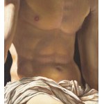 ANONIMO, Portrait of a young man with a bare torso