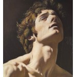 ANONIMO, Portrait of a young man with a bare torso