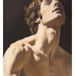ANONIMO, Portrait of a young man with a bare torso