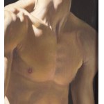 ANONIMO, Portrait of a young man with a bare torso
