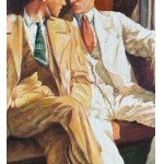 ANONIMO, Two male figures