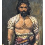 ANONIMO, Male figure with a saber