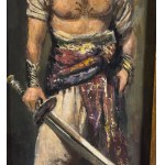 ANONIMO, Male figure with a saber