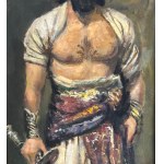 ANONIMO, Male figure with a saber