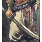 ANONIMO, Male figure with a saber