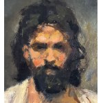 ANONIMO, Male figure with a saber