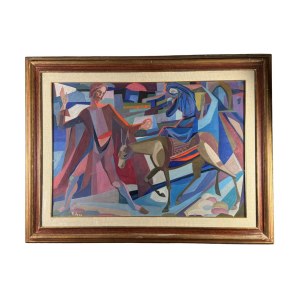 UNIDENTIFIED SIGNATURE, Biblical scene in a modern key