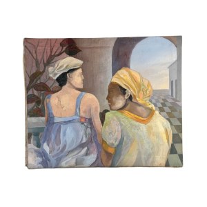 ANONIMO, Two female figures