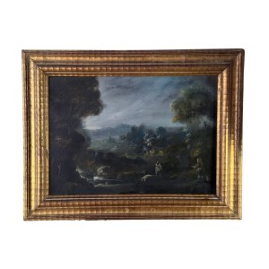 ANONIMO, Landschaft mit Figuren