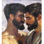 ANONIMO, Two male figures