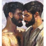 ANONIMO, Two male figures