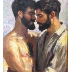 ANONIMO, Two male figures