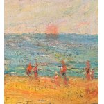 ANONIMO, Seascape with figures