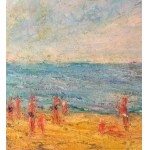 ANONIMO, Seascape with figures