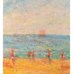 ANONIMO, Seascape with figures
