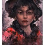 SCUOLA FRANCESE, Portrait of a young woman