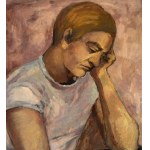 ANONIMO, Portrait of a thoughtful young person