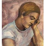 ANONIMO, Portrait of a thoughtful young person