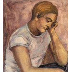 ANONIMO, Portrait of a thoughtful young person